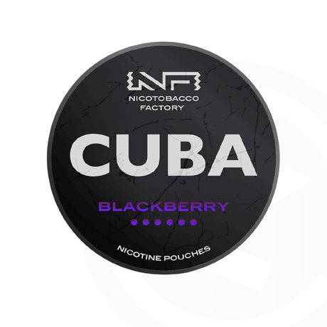 Cuba Black Line Nicotine Pouches - 43mg - Blackberry