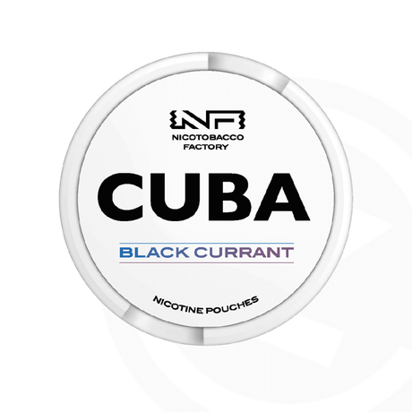 Cuba White Line Nicotine Pouches - 10.4mg - Blackcurrant