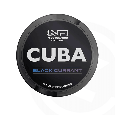 Cuba Black Line Nicotine Pouches - 43mg - Blackcurrant