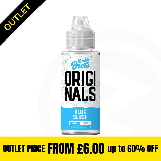 Double Brew Originals XL - Blue Slush 100ml Shortfill