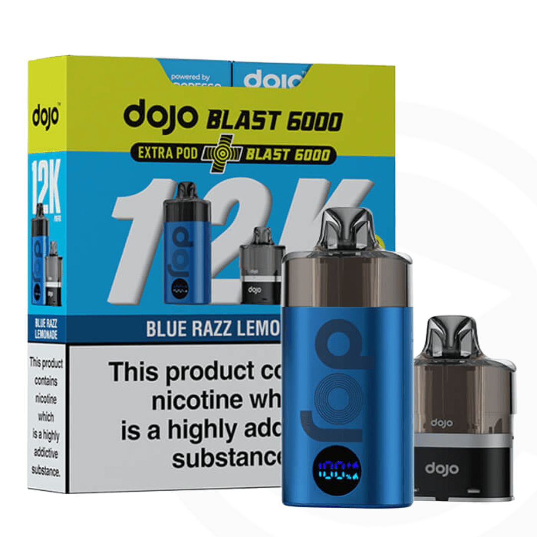 Dojo Blast 6000 Prefilled Kit - 10mg (12k Bundle)  Blue Razz Lemonade