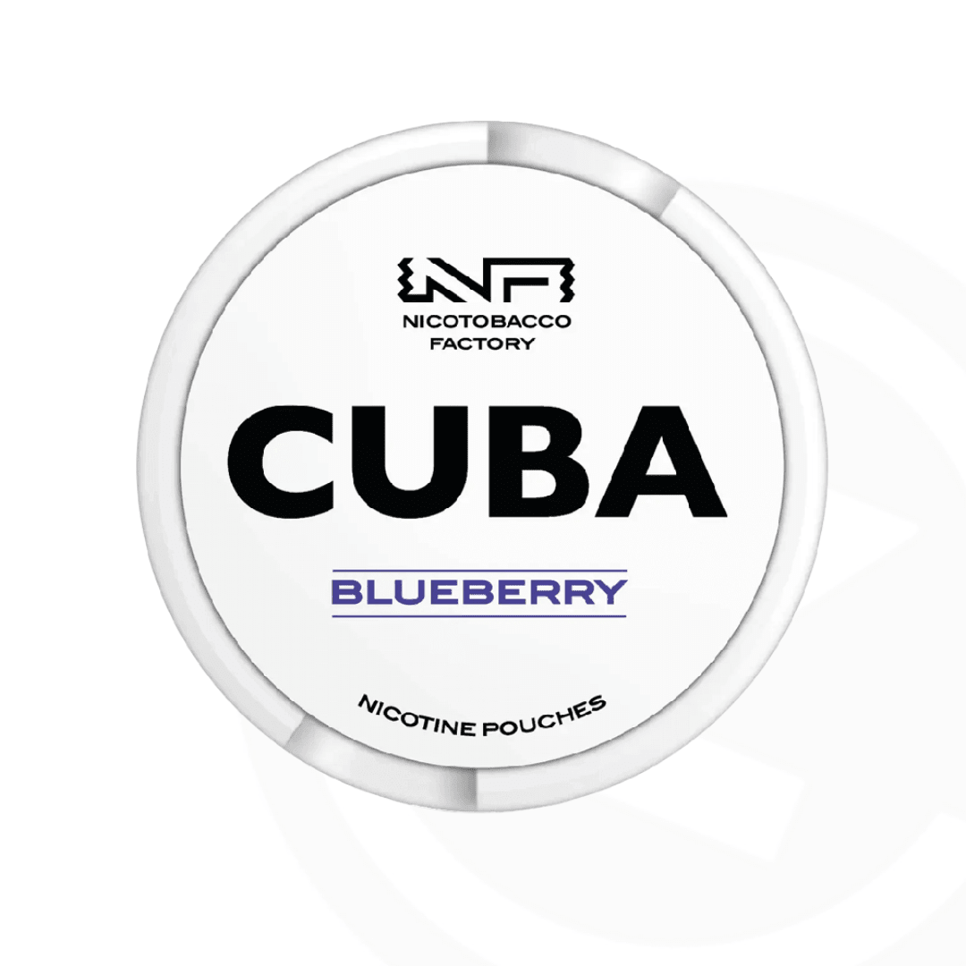 Cuba White Line Nicotine Pouches - 10.4mg - Blueberry