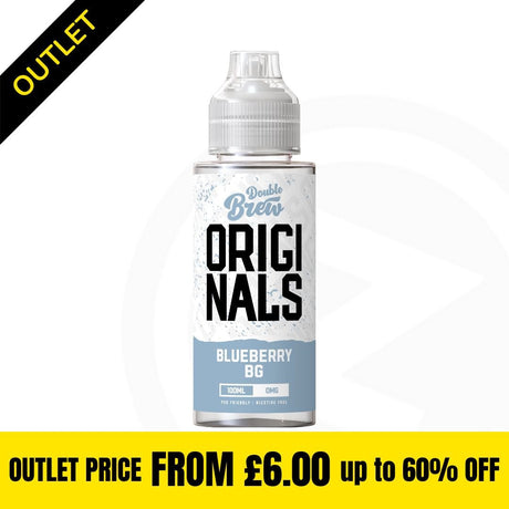 Double Brew Originals XL - Blueberry BG 100ml Shortfill Clearance Stock