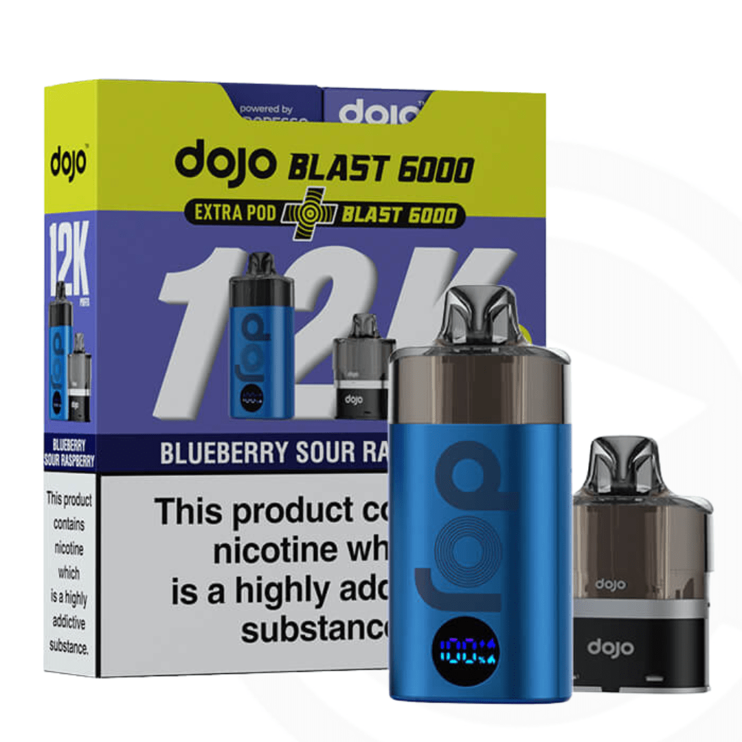 Dojo Blast 6000 Prefilled Kit - 10mg (12k Bundle) - Blueberry Sour Raspberry