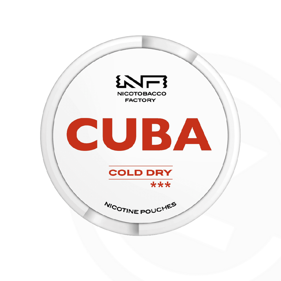 Cuba White Line Nicotine Pouches - 10.4mg - Cold Dry