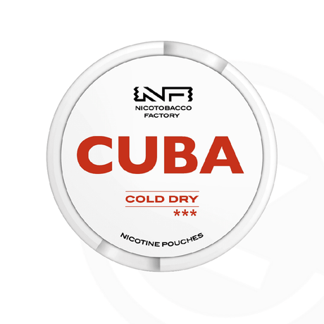 Cuba White Line Nicotine Pouches - 10.4mg - Cold Dry