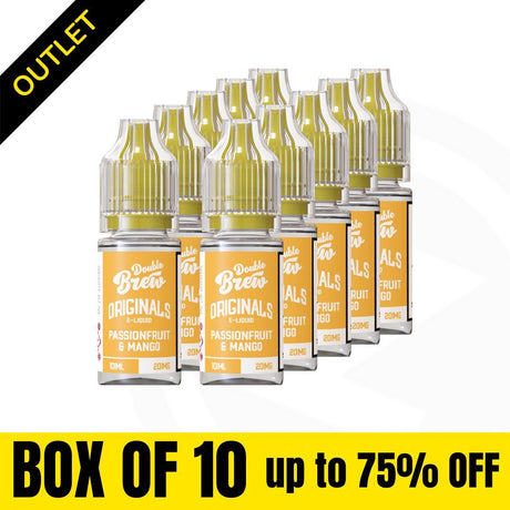 Double Brew Originals - Passionfruit & Mango - 10ml Clearance Stock