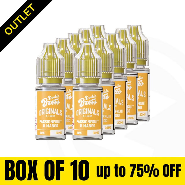 Double Brew Originals - Passionfruit & Mango - 10ml Clearance Stock