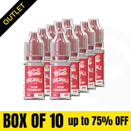 Double Brew Originals - Sour Strawberry - 10ml Clearance Stock