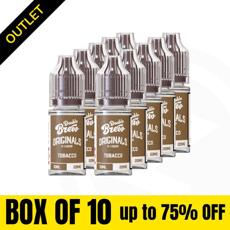 Double Brew Originals Boxed - Tobacco - 10ml Clearance Stock