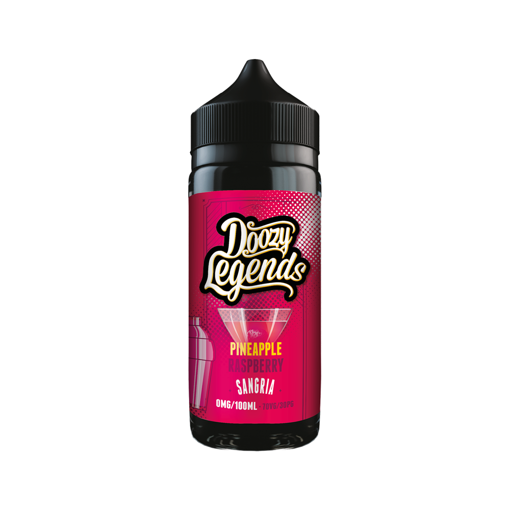 Doozy Legends Pineapple Raspberry Sangria 100ml - 0mg