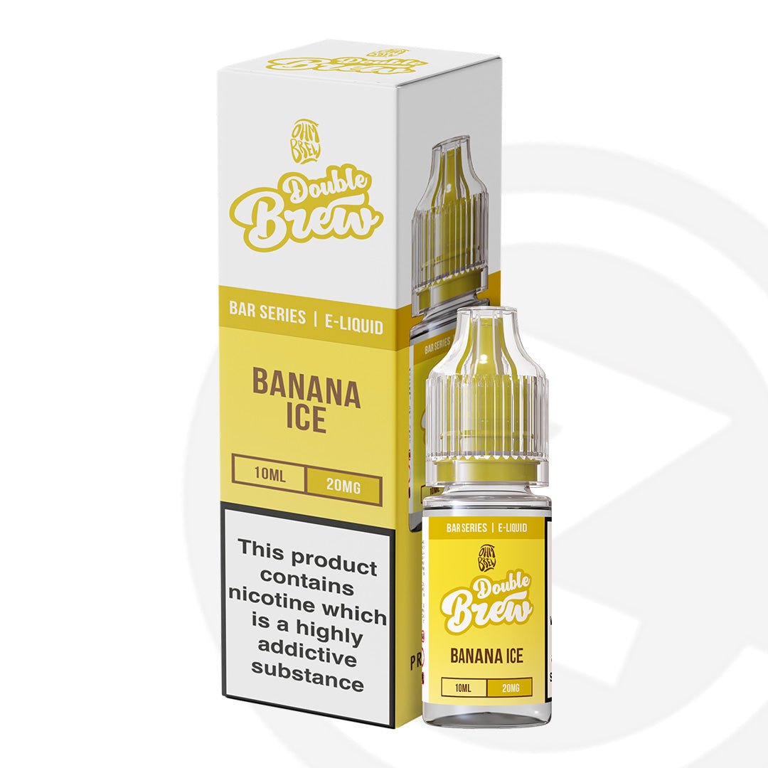 Double Brew Bar Series Banana Ice - 10ml