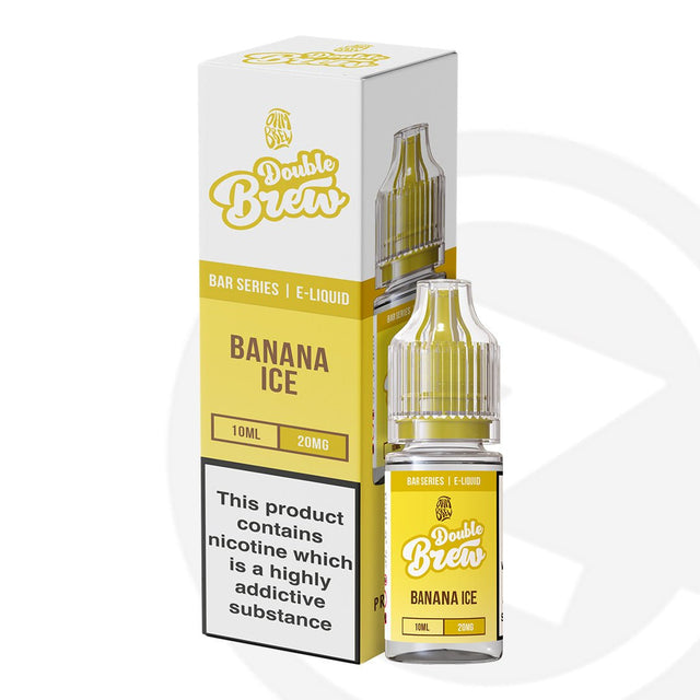 Double Brew Bar Series Banana Ice - 10ml
