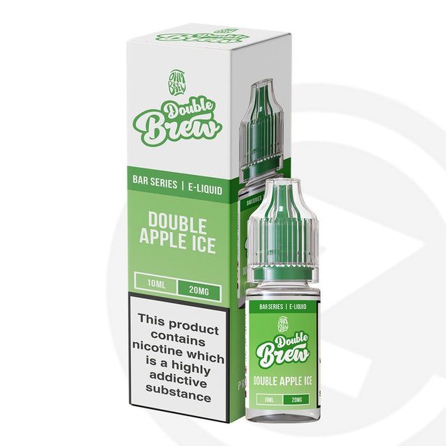 Double Brew Bar Series Double Apple Ice - 10ml