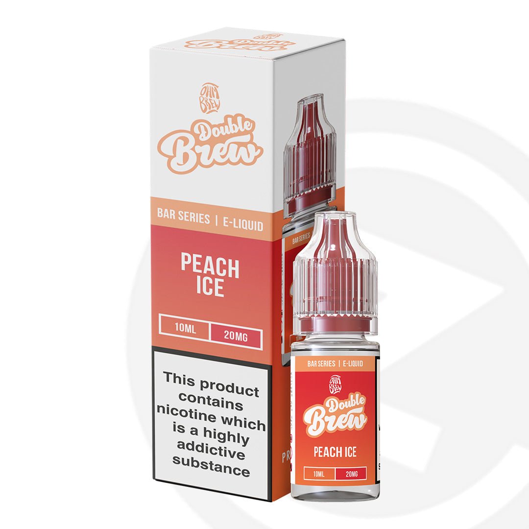 Double Brew Bar Series Peach Ice - 10ml
