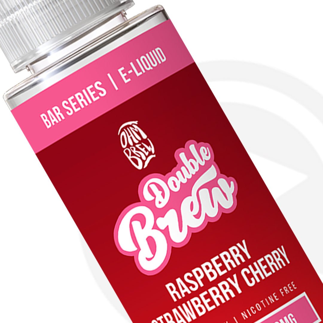 Double Brew Bar Series XL Raspberry Strawberry Cherry - 100ml