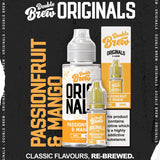 Double Brew Originals XL Passionfruit & Mango - 100ml