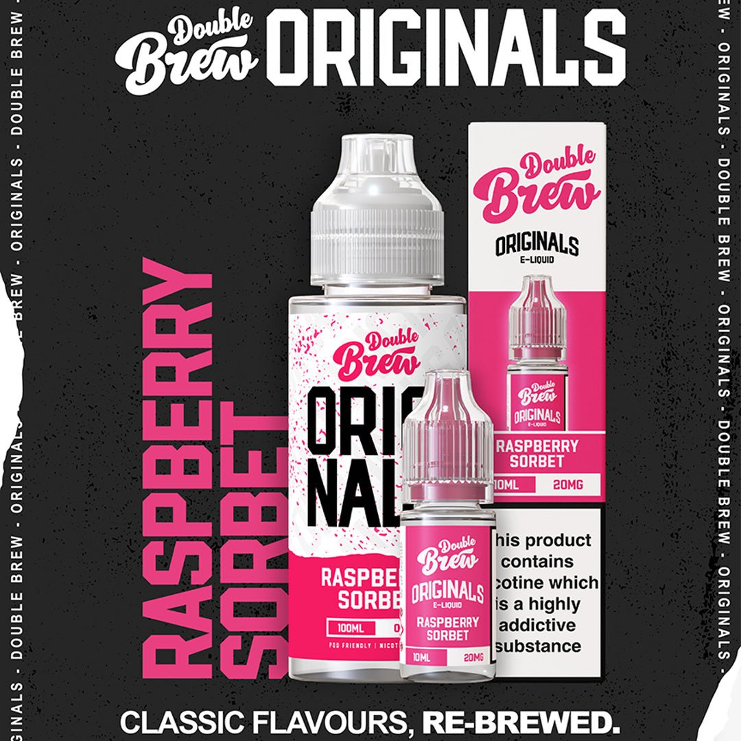 Double Brew Originals XL Raspberry Sorbet - 100ml