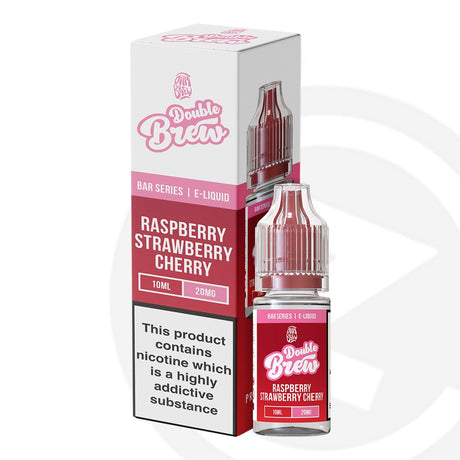 Double Brew Bar Series Raspberry Strawberry Cherry - 10ml