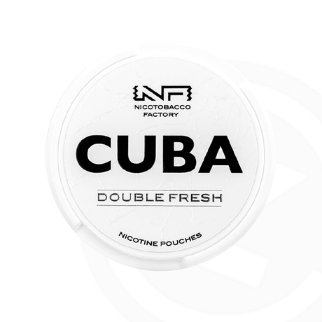 Cuba White Line Nicotine Pouches - 10.4mg - Double Fresh