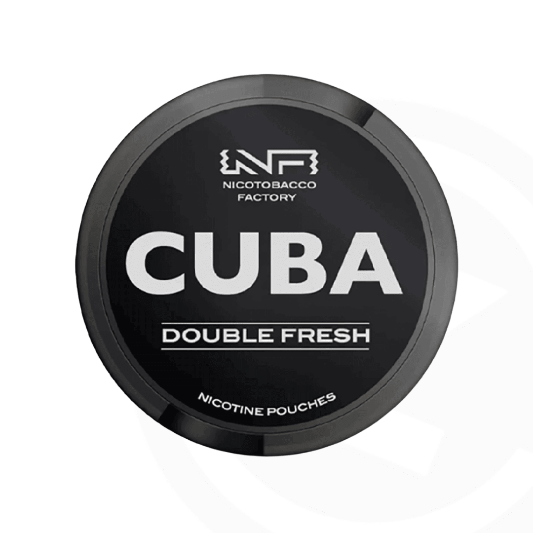 Cuba Black Line Nicotine Pouches - 43mg - Double Fresh