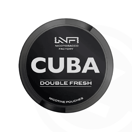 Cuba Black Line Nicotine Pouches - 43mg - Double Fresh