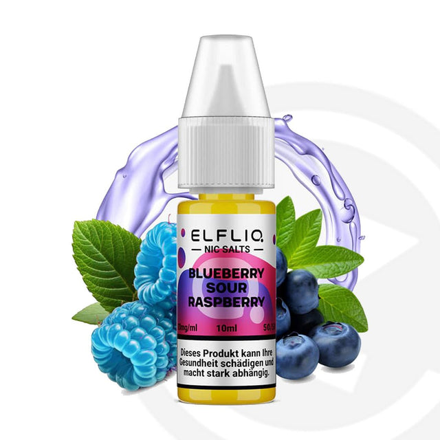 Elfliq Blueberry Sour Raspberry Nic Salt - 10ml