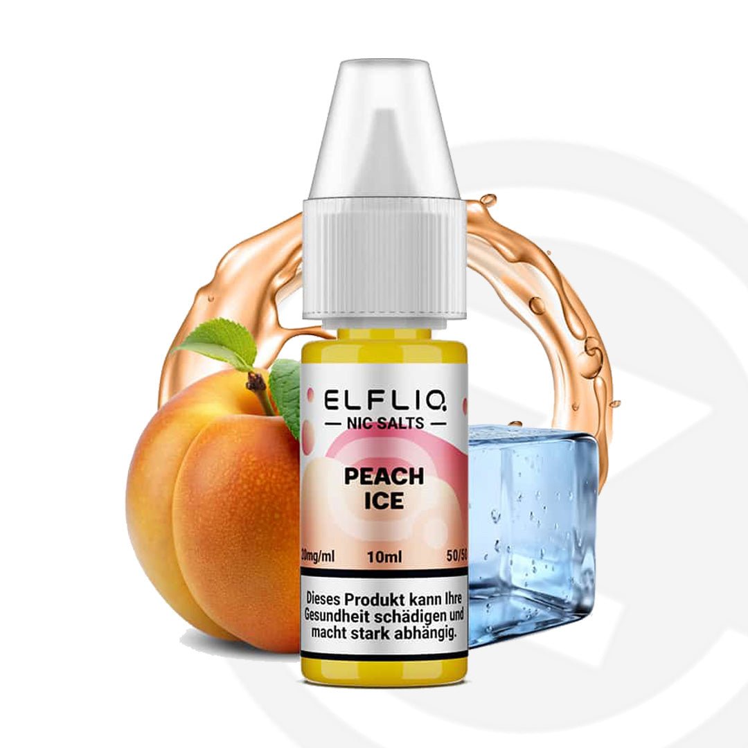 Elfliq Peach Ice Nic Salt - 10ml