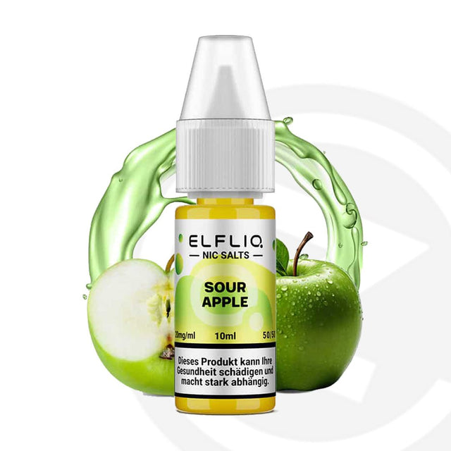 Elfliq Sour Apple Nic Salt - 10ml