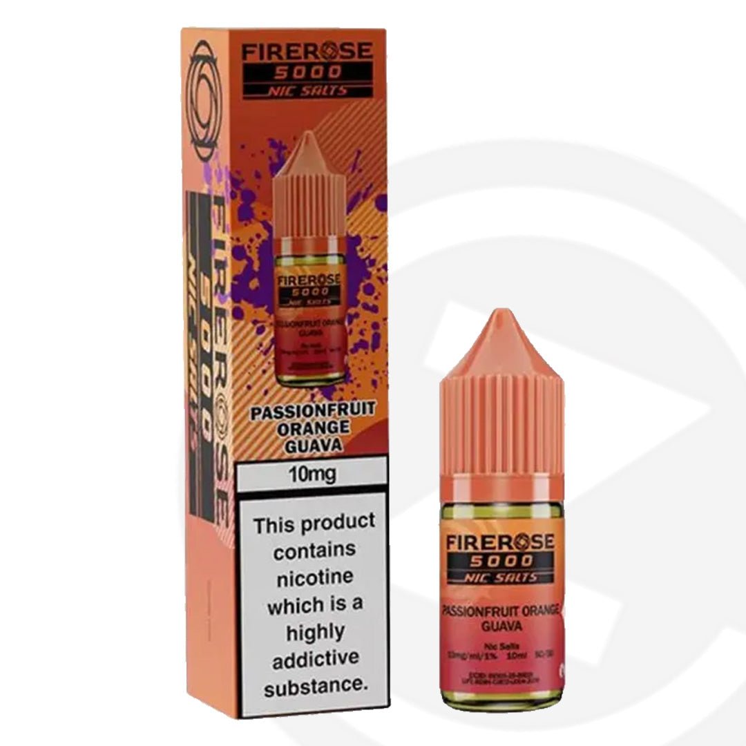 Elux Firerose Nic Salt Passionfruit Orange Guava - 10ml