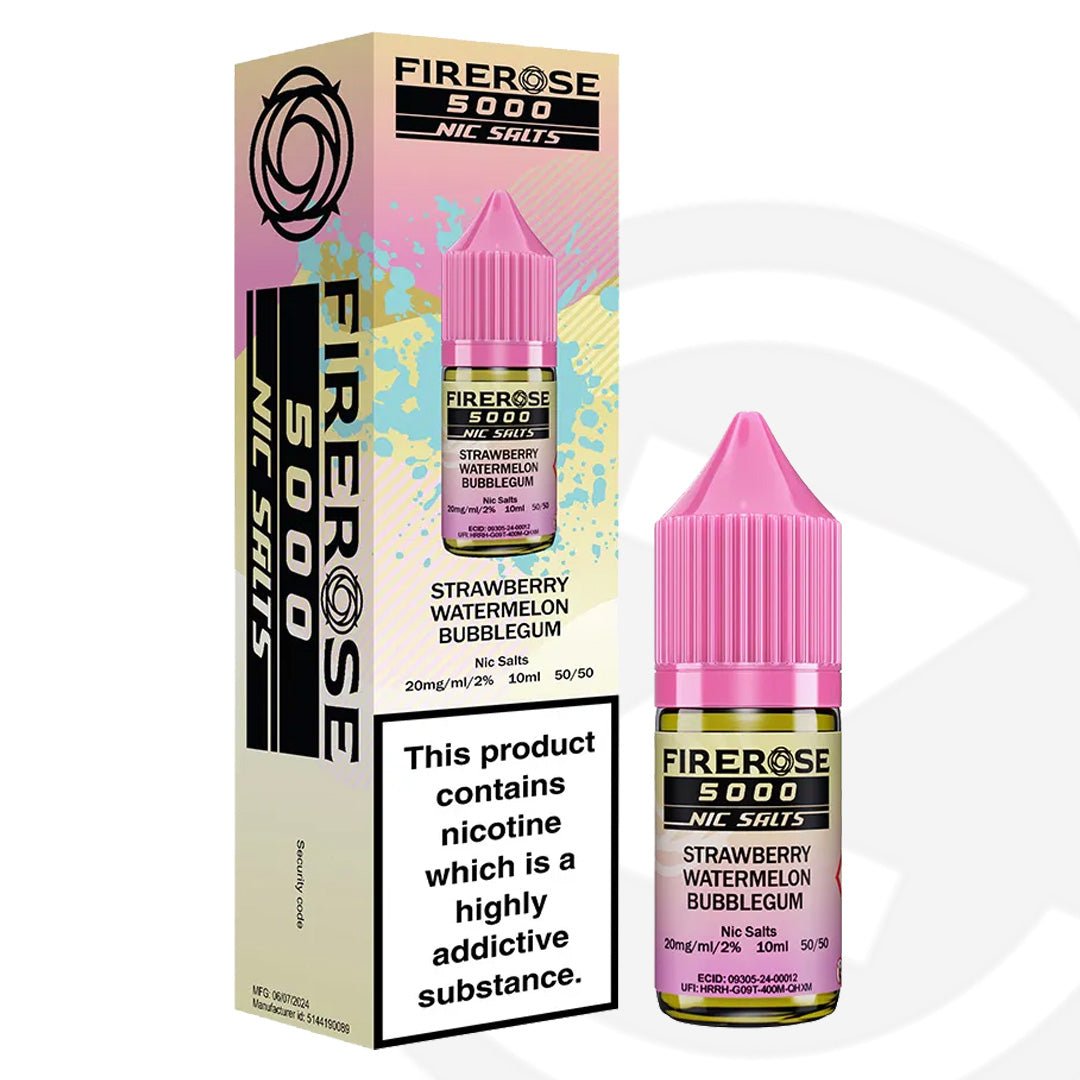 Elux Firerose Nic Salt Strawberry Watermelon Bubblegum - 10ml