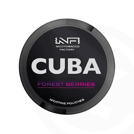 Cuba Black Line Nicotine Pouches - 43mg - Forest Berries