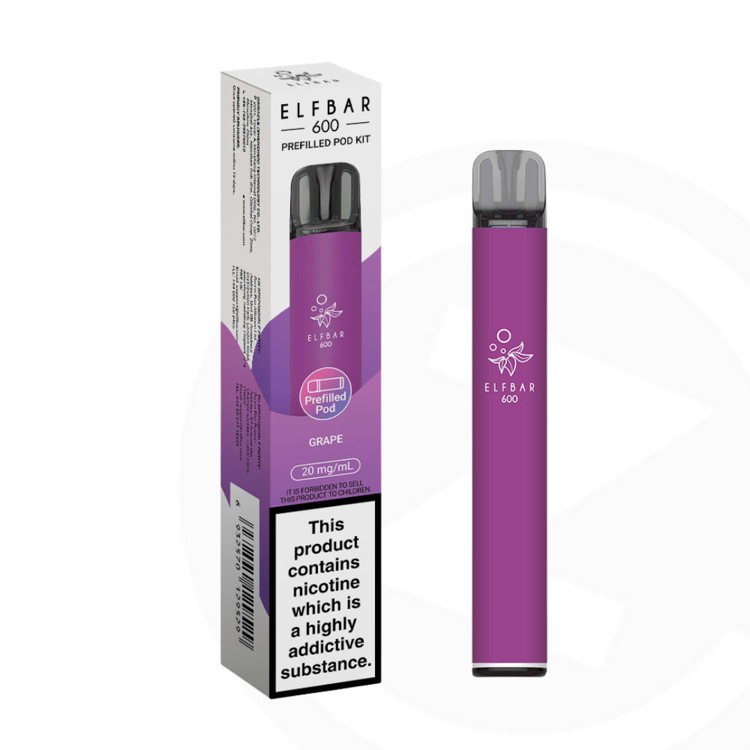 Elf Bar 600 Prefilled Pod Kit - Grape