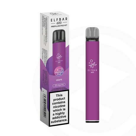 Elf Bar 600 Prefilled Pod Kit - Grape
