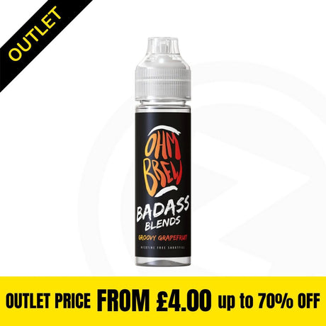 Badass Blends - Groovy Grapefruit 50ml Shortfill Clearance Stock