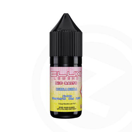 Elux Legend Nic Salt Hubbla Bubbla - 10ml 