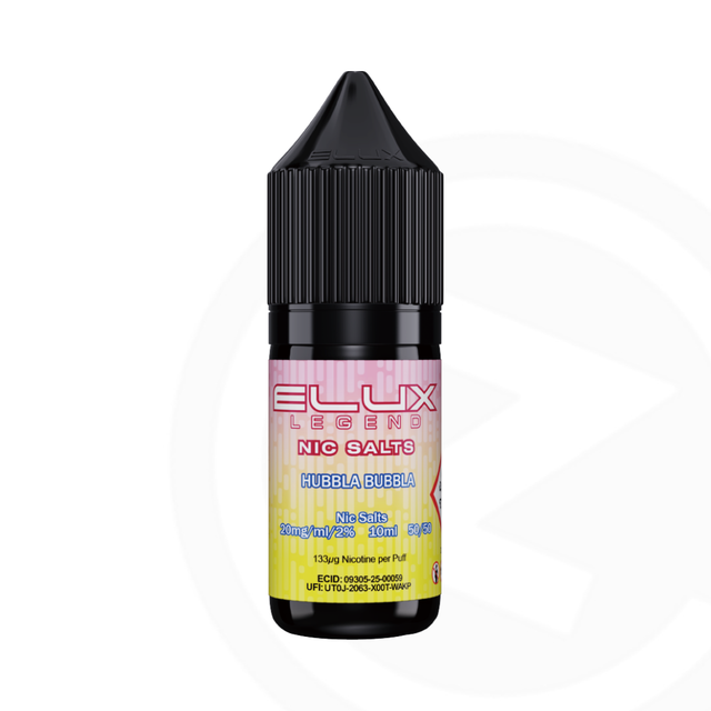 Elux Legend Nic Salt Hubbla Bubbla - 10ml 