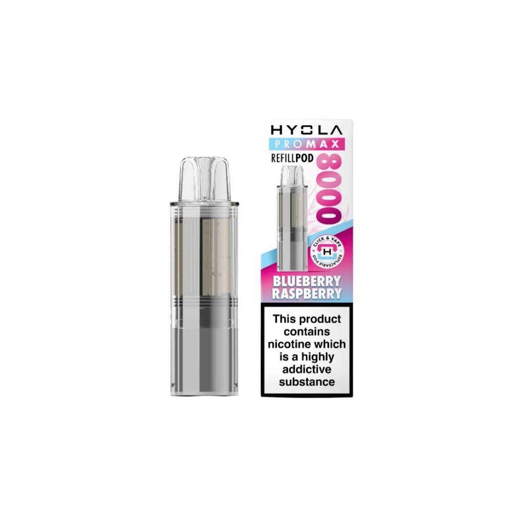 Hyola Pro Max 8000 - Prefilled Pod Blueberry Raspberry - 20mg