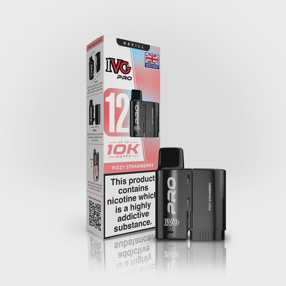 IVG Pro 12 Prefilled Pod - Fizzy Strawberry - 20mg