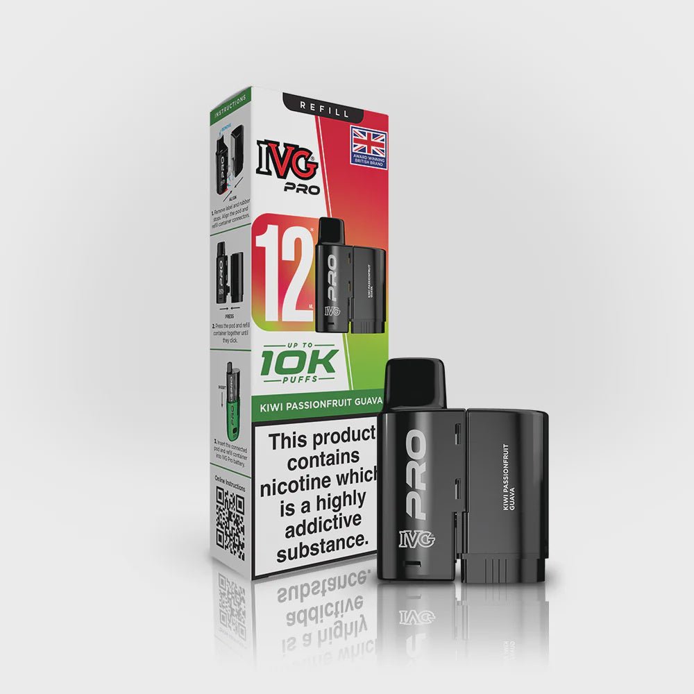 IVG Pro 12 Prefilled Pod - Kiwi Passionfruit Guava - 20mg