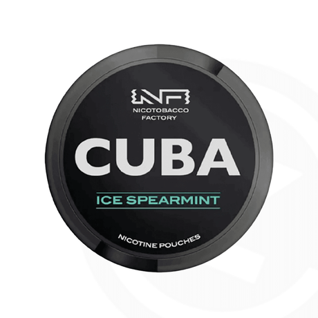 Cuba Black Line Nicotine Pouches - 43mg - Ice Spearmint