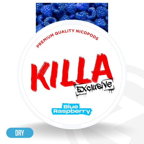 Killa Nicotine Pouches Blue Raspberry - 16mg