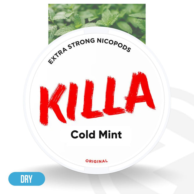 Killa Nicotine Pouches Cold Mint - 16mg