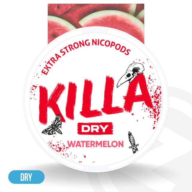 Killa Nicotine Pouches Dry Watermelon - 16mg