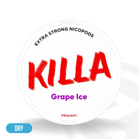 Killa Nicotine Pouches Grape Ice - 16mg