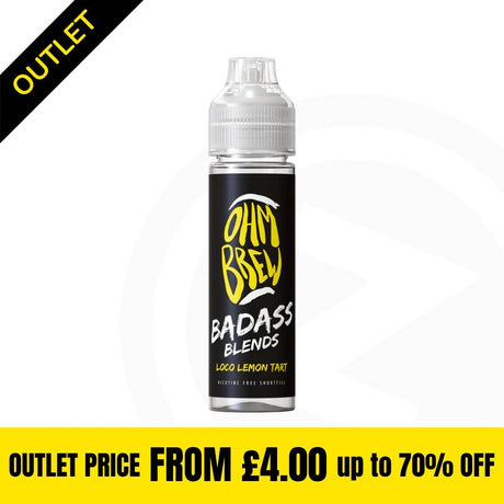 Badass Blends - Loco Lemon Tart - 50ml Shortfill Clearance Stock