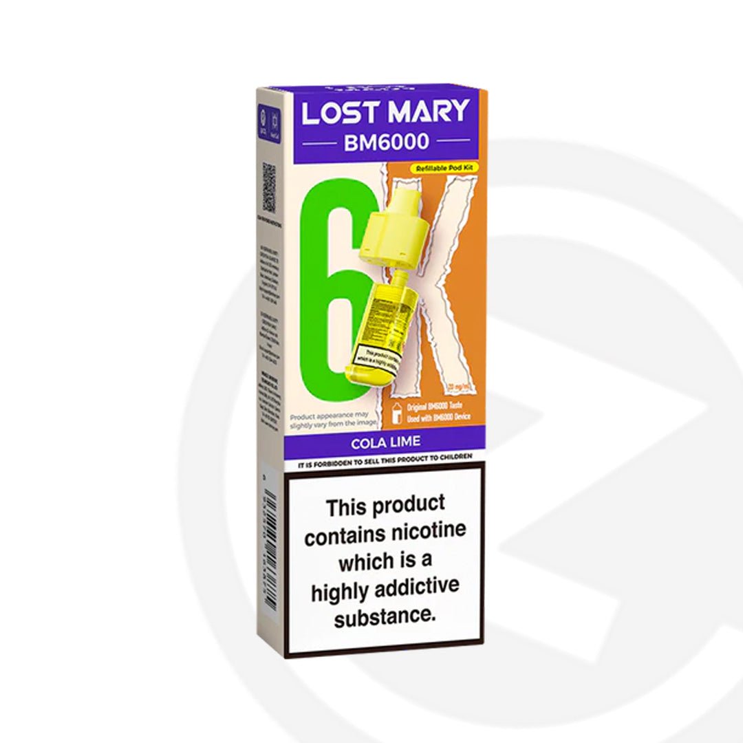 Lost Mary BM6000 Refill - Cola Lime