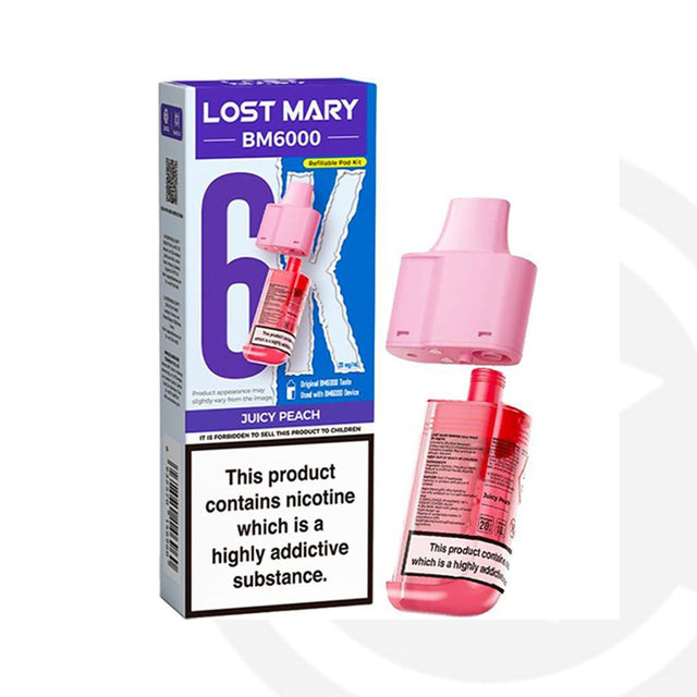 Lost Mary BM6000 Refill - Juicy Peach