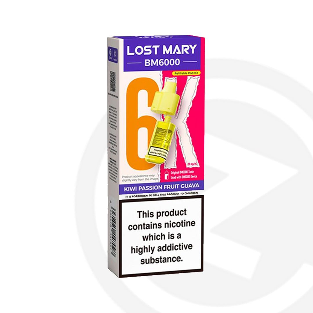 Lost Mary BM6000 Refill - Kiwi Passion Fruit Guava
