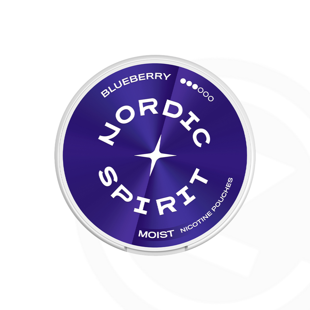 Nordic Spirit Nicotine Pouches Moist Blueberry